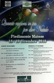MANIFESTAZIONE NATALIZIE ORGANIZZATE DA CONFESERCENTI