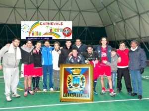 2013-02-03 CarnevaleVillaLiterno2013 - torneo di calcio Memorial Giuseppe Rovescio - vincitori
