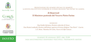 INVITO Presentazione Rivista Quaerite su Mons_ Pietro Farina